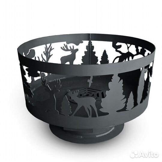 Костровой очаг лес 60см с зольником