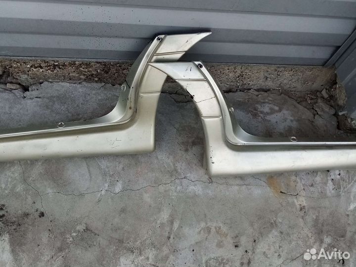 Молдинги ваз 2114, накладки наружные комплект