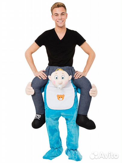 Карнавальный костюм наездник медведь, цыпленок