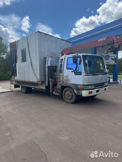 Аренда и услуги манипулятора, стрела 8 м, борт 5 т, 5 м