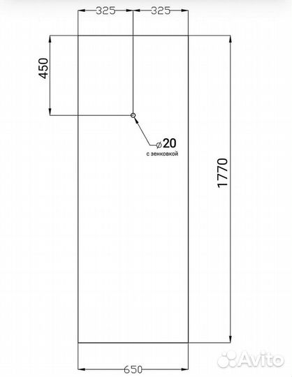 Зеркало на входную дверь