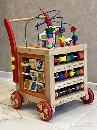 Ходунки каталка с бизибордом