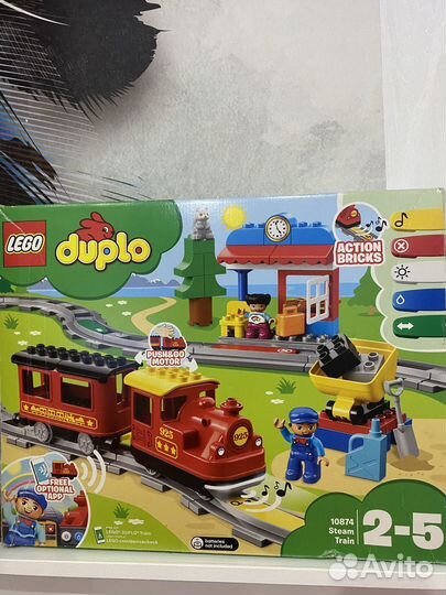 Конструктор lego duplo Town Поезд на паровой тяге