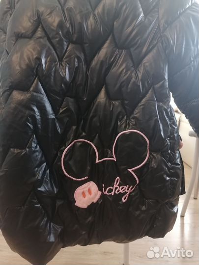 Пуховик для девочки 140