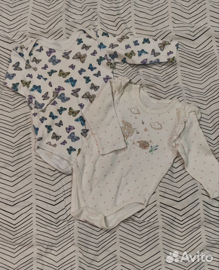 Детские вещи на девочку 62-74 пакетом