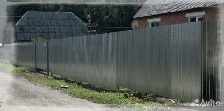 Забор из профлиста