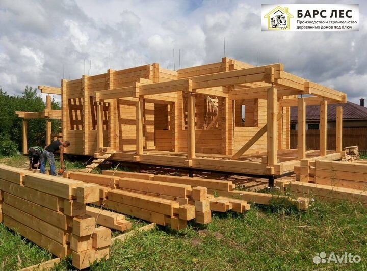 Клееный брус (125 х 185)