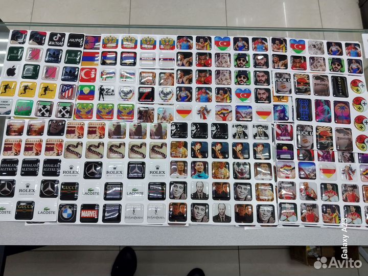 3D стикеры на телефон, наклейки