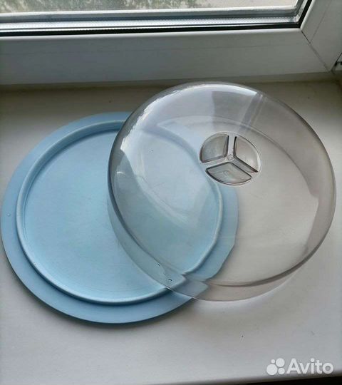 Тортница голубая, 30.5 см бу