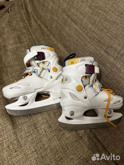 Коньки детские раздвижные 27 30 для девочки