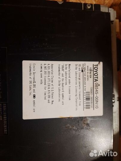 Автомагнитола toyota aqua