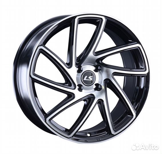 R17 4x100 7,5J ET40 D60,1 LS Wheels 1054 BKF