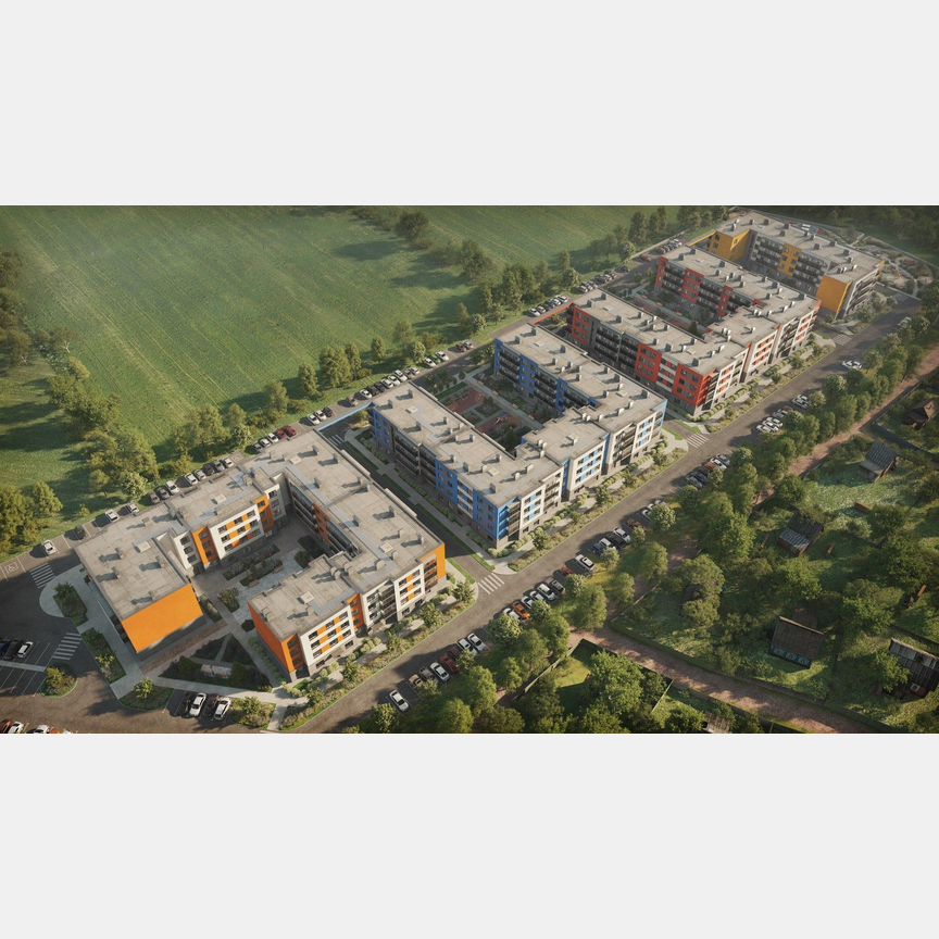 1-к. квартира, 41,8 м², 1/4 эт.
