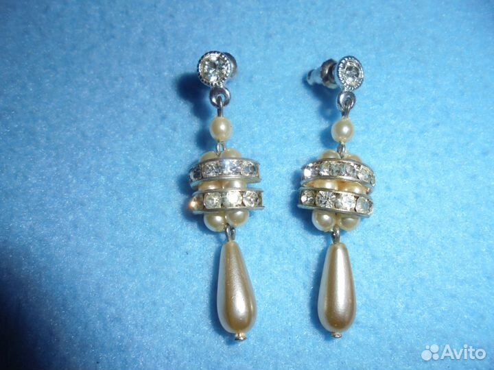 Сережки бижутерия