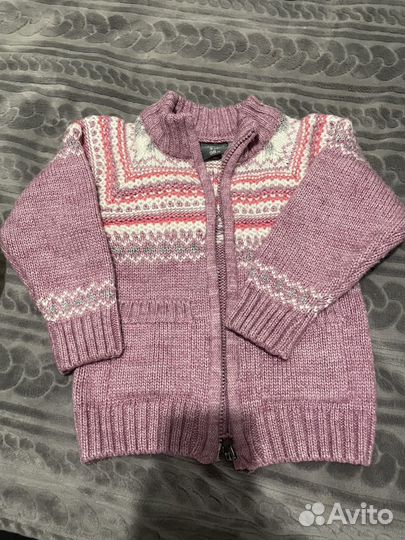 Кофта теплая на девочку 98, 3 года