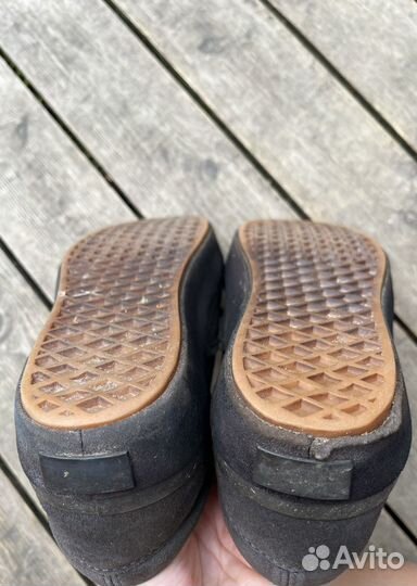 Слипоны vans черные замшевые 38 размер