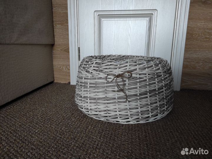 Юбочка корзина для елки из ротанга