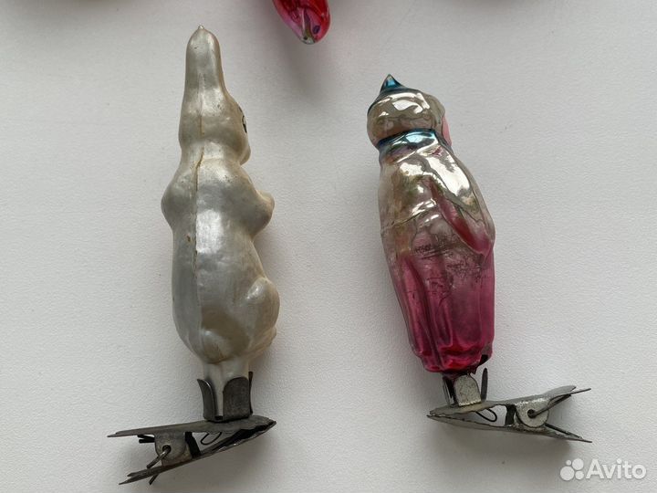 Елочные игрушки винтажные редкие из СССР