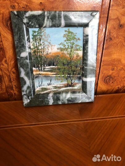 Панно из камня ручной работы