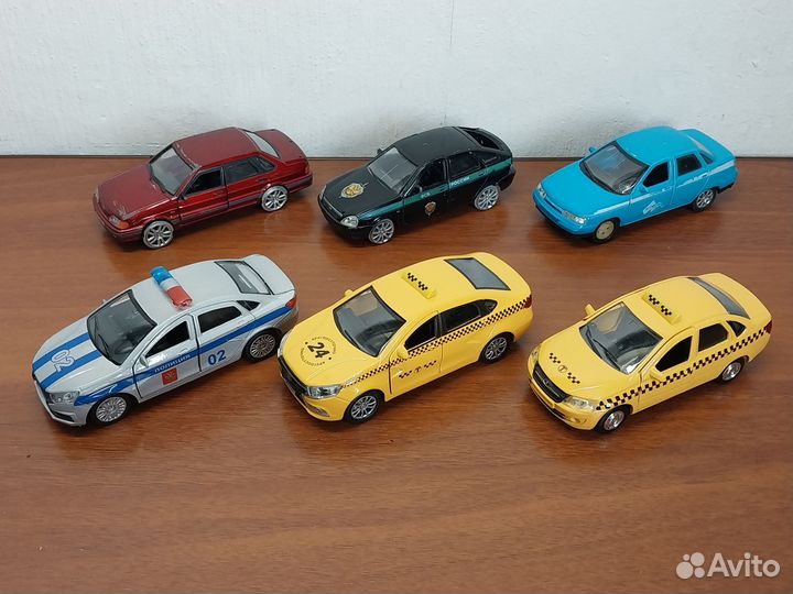 Масштабные модели LADA (Granta, Vesta, Priora)