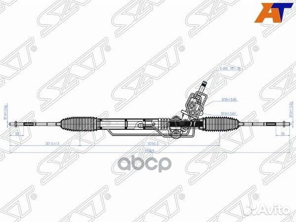 Рейка рулевая subaru impreza G12 07/legacy B13