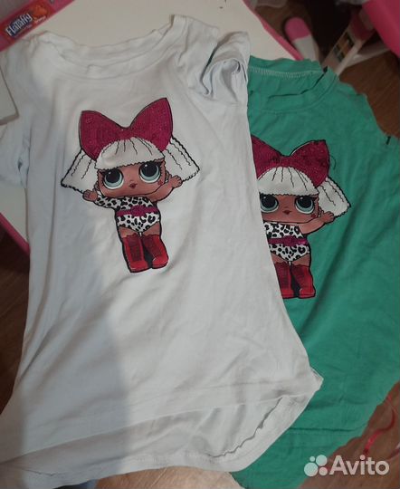 Детские вещи пакетом для девочек 104 110,116