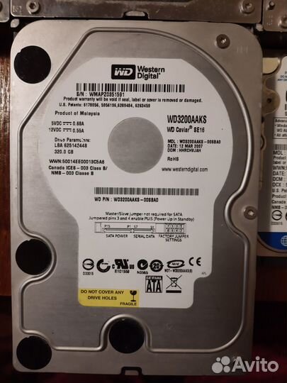Жёсткие диски Western Digital HDD WD