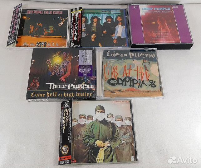 Cd диски Deep Purple (Япония, UK, USA)