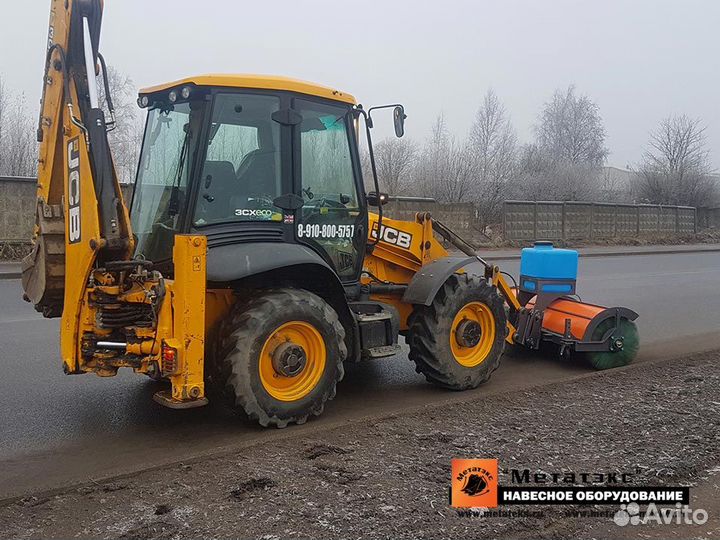 Щетка дорожная для экскаватора-погрузчика