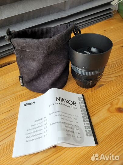 Объектив Nikon AF-S Nikkor 50mm f/1.4G