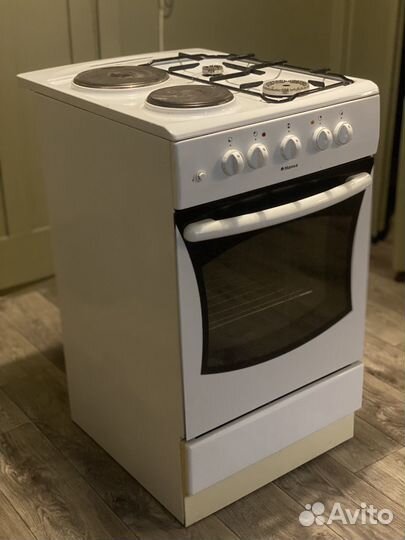 Электро-газовая плита Hansa