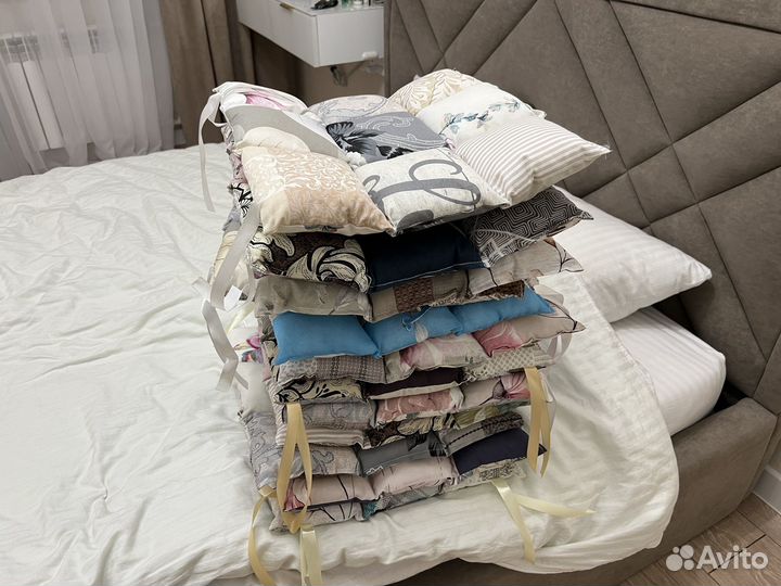 Подушка на стул 12 шт hand made седушки