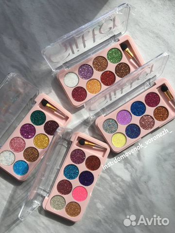 Новые тени (глиттер) для век