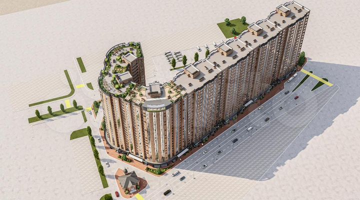 3-к. квартира, 97,3 м², 13/20 эт.