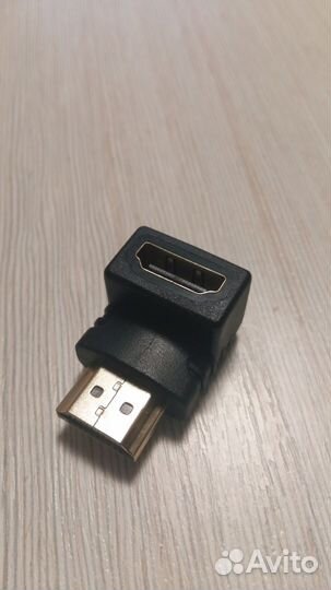 Адаптер (Переходник) hdmi-M на hdmi-F (угловой)