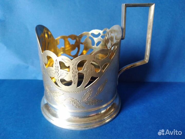 Подстаканники серебро 875