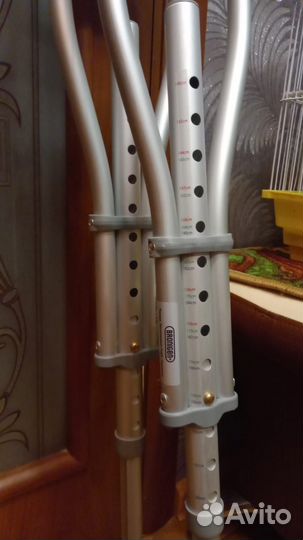 Костыли подмышечные взрослые