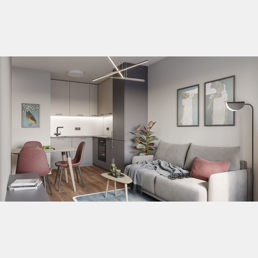 3-к. квартира, 66 м², 9/9 эт.