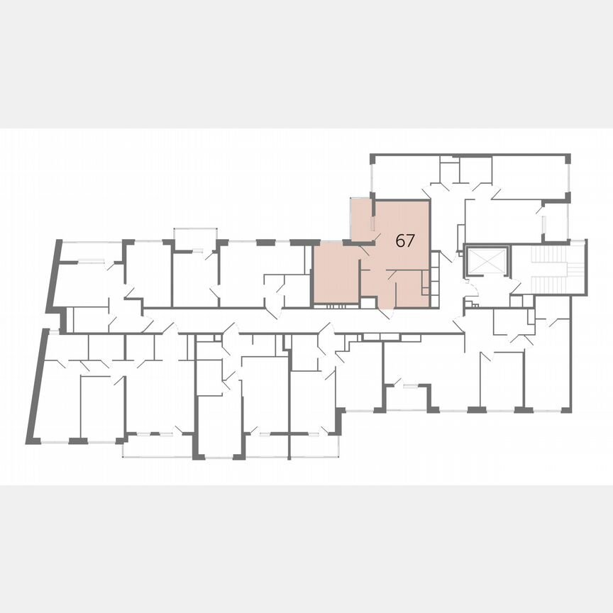 1-к. квартира, 44 м², 3/10 эт.