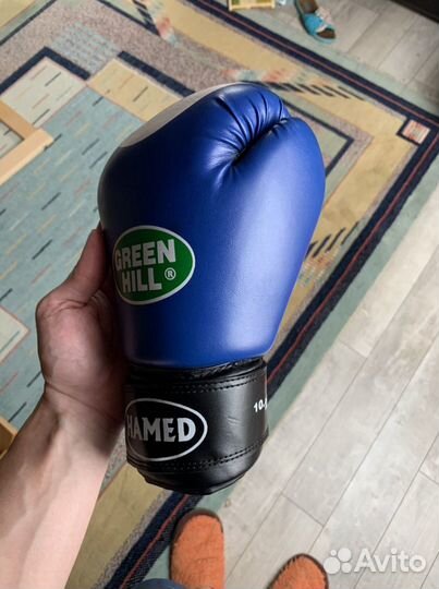 Боксерские перчатки green hill hamed