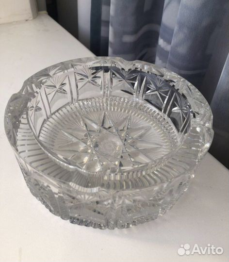 Хрустальная пепельница СССР