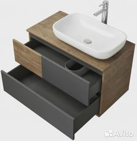 Тумба с раковиной aquaton (Акватон) 1a2472k0teka0