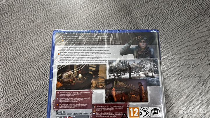 Syberia 3 ps4 новый диск