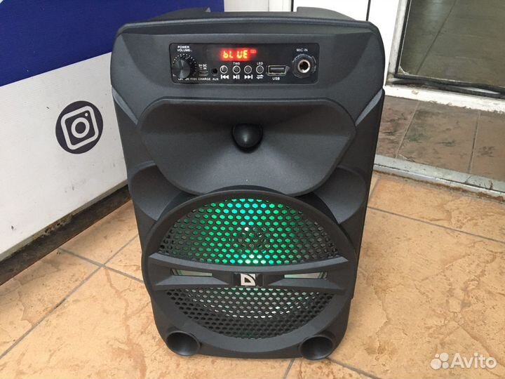 Большая колонка Bluetooth, AUX, Radio FM