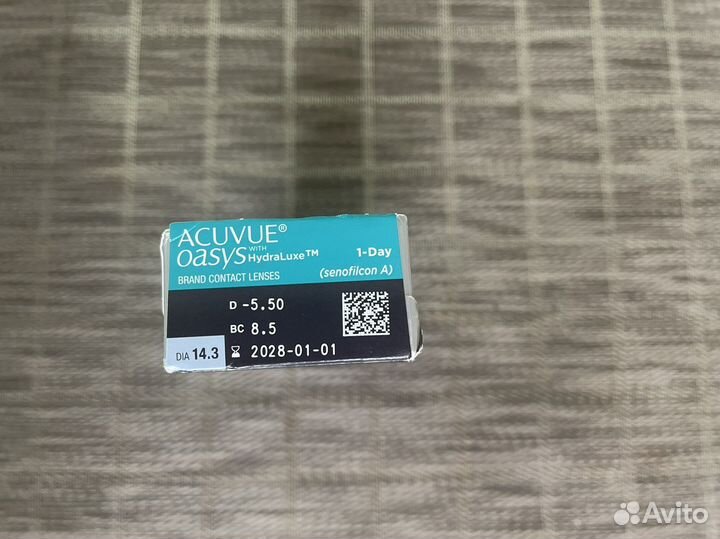 Линзы Acuvue Oasys 1 day -5,50, 30 штук