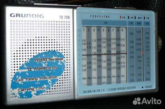 FM приемник радиоприемник Grundig yb 208с чехлом