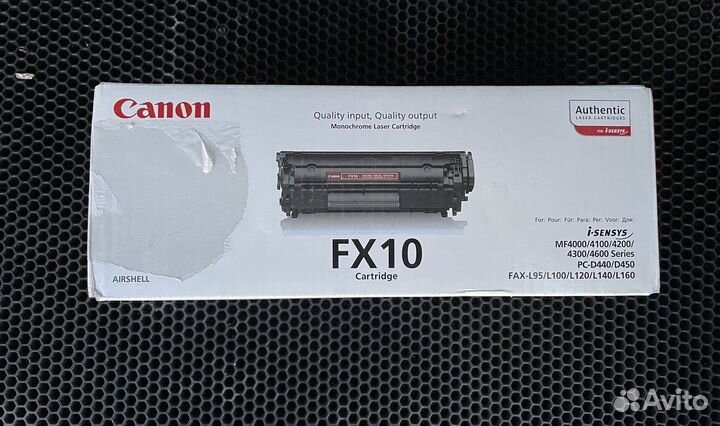 Картридж Canon FX-10, черный