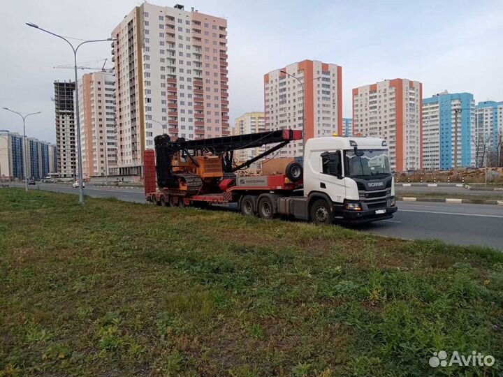 Негабаритные перевозки на трале