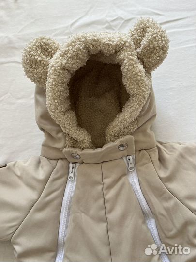 Зимний комбинезон для девочки 68