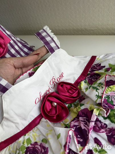 Летний костюм со шляпкой, р.98, б/у